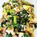 にょりんいこ's cooksnap of when they made つるむらさきと豚バラの玉子炒め.