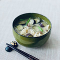 クック3539PY☆'s cooksnap of when they made みそ汁～なすと油揚げと残ったそうめんで♪.