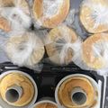 るら's cooksnap of when they made 苺とバナナのシフォン 体思い微糖微油.