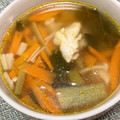 emiiem's cooksnap of when they made きのこで菌活 えのきと小松菜のすまし汁.