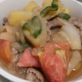 fu♪♪'s cooksnap of when they made トマトとみょうがで爽やか夏野菜の肉じゃが.