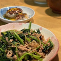 ほのぼのいっこ's cooksnap of when they made 法蓮草と豚ひき肉と糸こんにゃくの炒め物.