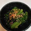 ごじひめ's cooksnap of when they made ♪小松菜のわさび醤油和え♪.
