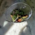 ナピト's cooksnap of when they made 鯵の干物と胡瓜の胡麻酢和え♪.