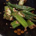Runru☆'s cooksnap of when they made オクラのごま炒め.