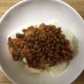 かおり♡♡♡'s cooksnap of when they made 納豆とキムチの白和え.