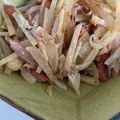 105♡'s cooksnap of when they made じゃがいもとベーコンのオイスター炒め.