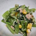 fu♪♪'s cooksnap of when they made 小松菜とコーンのツナマヨサラダ.