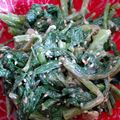 ちぃちぃぱっぱ★'s cooksnap of when they made 菜っ葉のゴママヨ和え♡美味しい茹で方♪.
