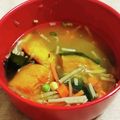 私市ビッキーズ津門巳's cooksnap of when they made “冷凍野菜入り味噌汁”.