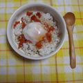 せつみか's cooksnap of when they made 家カフェランチ★温たまキャロット丼.