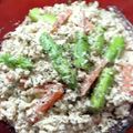 プルンバゴ's cooksnap of when they made アスパラガスの白和え風ゴマドレサラダ.