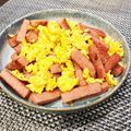 CASAmisa's cooksnap of when they made スパムと卵のスクランブルエッグ簡単卵炒め.