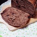 クックUH3NVG☆'s cooksnap of when they made ホームベーカリーでチョコ食パン♡.