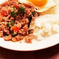 あおまんjapan's cooksnap of when they made 簡単だけど本格ガパオライス♪.