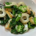 ゆいまーるん's cooksnap of when they made 簡単小鉢☆モロヘイヤと竹輪の和え物.