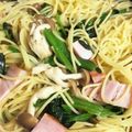 クックW0LNL7☆'s cooksnap of when they made フライパンで簡単ほうれん草とツナのパスタ.