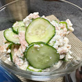Low_Porte's cooksnap of when they made きゅうりとツナと崩し豆腐！5分で簡単副菜.