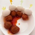 ちゃまたまご's cooksnap of when they made うずらとミートボール串☆お弁当の隙間に.