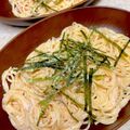 あい♪らんど's cooksnap of when they made 簡単☺我が家のたらこクリームパスタ.