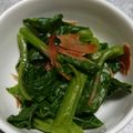 まな姫's cooksnap of when they made ＊簡単！つるむらさきのおひたし＊.