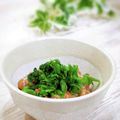 Satoco❋'s cooksnap of when they made 野生の芹の美味しい食べ方～芹納豆～.
