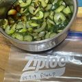 トコタン's cooksnap of when they made 巨大きゅうりで冷凍キューちゃん(^_=).
