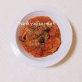 まあまま☆0403's cooksnap of when they made 鶏もも肉のトマト煮込み【冷凍・作り置き】.