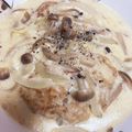 杙凪☆'s cooksnap of when they made レストラン級！きのこクリームハンバーグ.