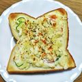 ＊なぁ＊'s cooksnap of when they made ポテサラが残ったら「ポテサラトースト」.