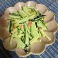 クック49L4Ho☆'s cooksnap of when they made 材料3つ！ズッキーニとコーンのサラダ.