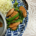 chi−ちゃん's cooksnap of when they made ピーマンと魚肉ソーセージの甘辛炒め.