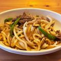クックGMX786☆'s cooksnap of when they made コストコプルコギビーフで♡焼きうどん.
