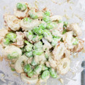 リックスコッティー's cooksnap of when they made ちくわと枝豆の明太子マヨネーズ和え.