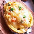 木漏れ日の台所's cooksnap of when they made 簡単☆　ポテトカップグラタン.