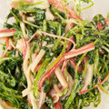 hapicome's cooksnap of when they made 簡単！豆苗とカニカマのわさびマヨ和え♪.
