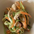 dollyj's cooksnap of when they made ササミと野菜の梅肉すりゴマあえ.