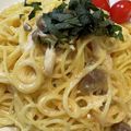 ｓdream's cooksnap of when they made しめじと大葉の明太子和風パスタ.