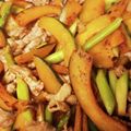 ぴょこたまる's cooksnap of when they made かぼちゃと豚肉の甘辛炒め.