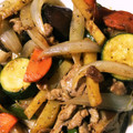 ｱｰﾁｬﾝﾏﾏﾁｬﾝ's cooksnap of when they made 豚こまと夏野菜のカレー風味炒め.