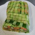 野菜大好きミーバ☆'s cooksnap of when they made ひんやり美味♪コンソメで夏野菜のテリーヌ.
