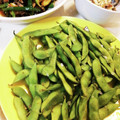 クックE662AA☆'s cooksnap of when they made レンジで簡単！旨味が凝縮おつまみ枝豆.