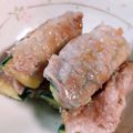 okada11's cooksnap of when they made 食べ応え満点＊ズッキーニの豚巻き.