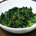 ひろちゃん☆ママ's cooksnap of when they made ⭐ネバネバ！つるむらさきのおひたし♪.