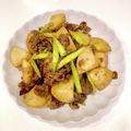 クックEBXFTK☆'s cooksnap of when they made じゃが芋と牛肉とアスパラのうま煮.