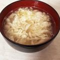 チェリチョコ's cooksnap of when they made しめじ入り卵スープ.