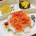 ﾁｮｺﾁｯﾌﾟ☆'s cooksnap of when they made 離乳食☆さつま芋と豆腐のおやき.