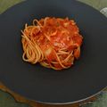 melmarilyn's cooksnap of when they made ベーコンと白菜のトマトソースパスタ.