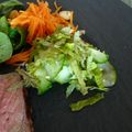 melmarilyn's cooksnap of when they made きゅうりと青じその酢の物.