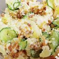 ブランシュkuu's cooksnap of when they made ポテトが激変！鶏そぼろ入りポテトサラダ.